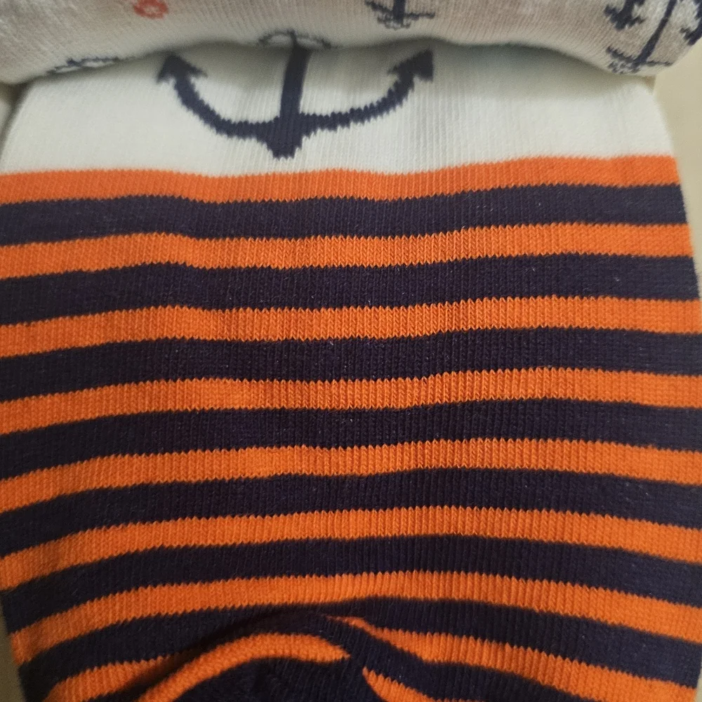 Women's Old Navy Nautical Print No-Show Socks 7 Pk - Picture 5 of 8